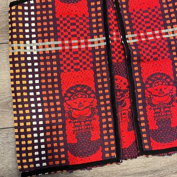 Tapestry vest open western boho Large - Picture 3 of 5